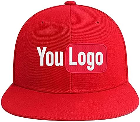 לוגו מותאם אישית כובעי שטר שטוחים לגברים מעצב