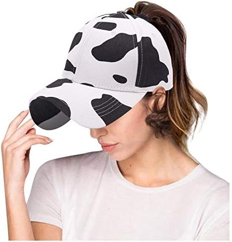 פרה הדפסת בייסבול כובע היפ הופ כובעי גברים נשים קיץ נהג משאית כדור כובע שמש הגנת כותנה קרם הגנה כובע