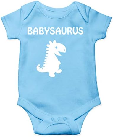 אופנת AW BabySaurus - תינוק דינו Rawrsome T -Rex - Minisaurus קטן - חמוד מקשה אחת תינוקת גוף גוף תינוק