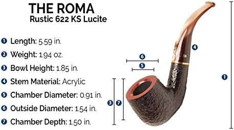 סבינלי איטלקי טבק עישון צינורות, רומא כפרי 622 קילו