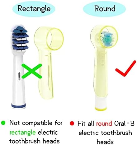כיסוי מברשת שיניים למברשת שיניים חשמלית אוראלית-B, מברשת שיניים חשמלית ראשי החלפת ראשים למברשות שיניים,