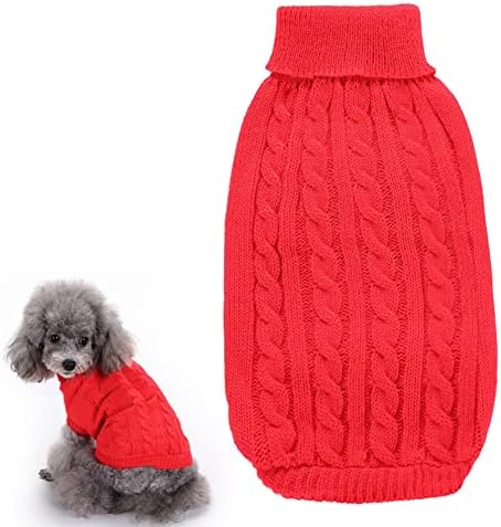 JXInlodgeg סוודרים סוודרים בגדי חיות מחמד פס רך מעבה סריגים תלבושות גורים חמים ללא שרוולים כלבים קטנים חולצה