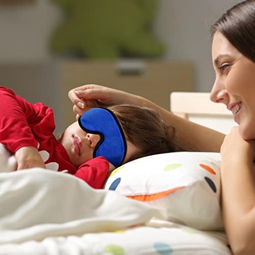 מסכת שינה עם 4 חלקים לילדים תלת מימד קצף זיכרון מסכת עיניים מתארת ​​מסיכת עיניים לילדים מסיכת שינה שינה