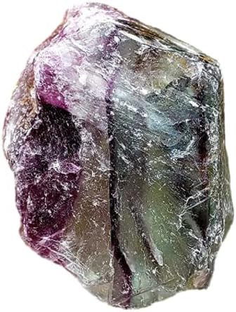קשת פלואוריט רב צבעונית מחוספסת מטאפיזית מטאפיזית טבעית ריפוי גביש דגימות אבן חן - סט 3 pc
