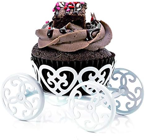 Owleen 2 חבילות דו-חבילות עגלת נסיכה יחידה Cupcake Cupcake Distry Display