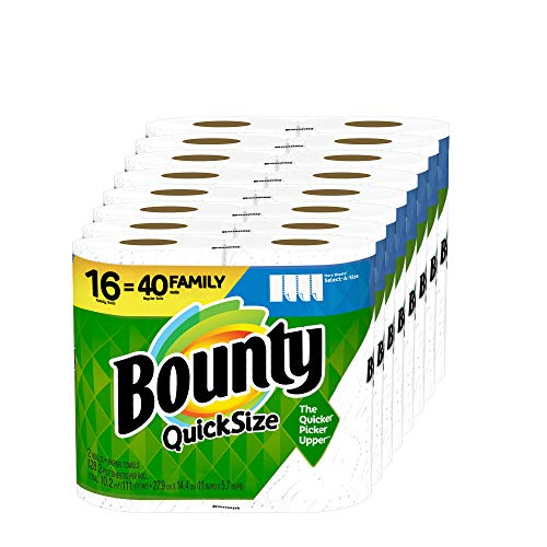 נייר טואלט בתפזורת לעסקים מאת Charmin Professional & Bounty מגבות נייר בגודל מהיר, 16 גלילים משפחתיים = 40