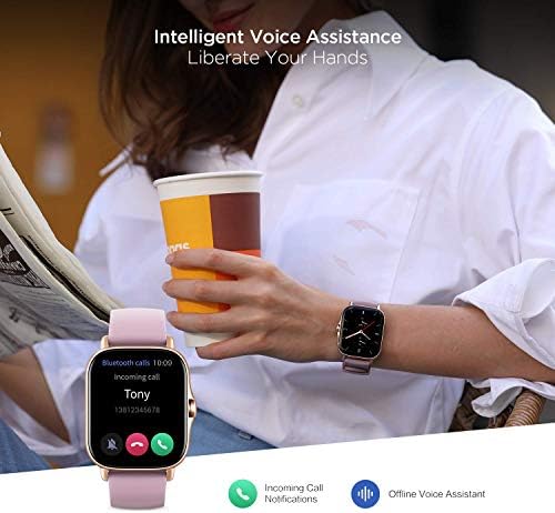 Amazfit GTR 2E Watch Smart, Gray & GTS 2E שעון חכם לנשים, Alexa מובנה, גשש בריאות וכושר עם GPS,