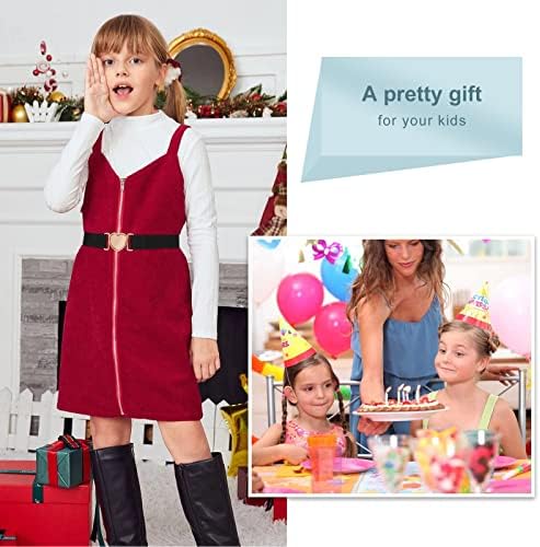 מקציף ילדים אלסטי למתוח חגורות מתכוונן לב בצורת פעוט בוקרת מותניים חגורת עבור בני בנות שמלות
