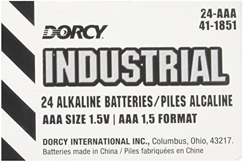 דורסי אינטרנשיונל 41-1851 022617 סוללות AAA אלקליות תעשייתיות