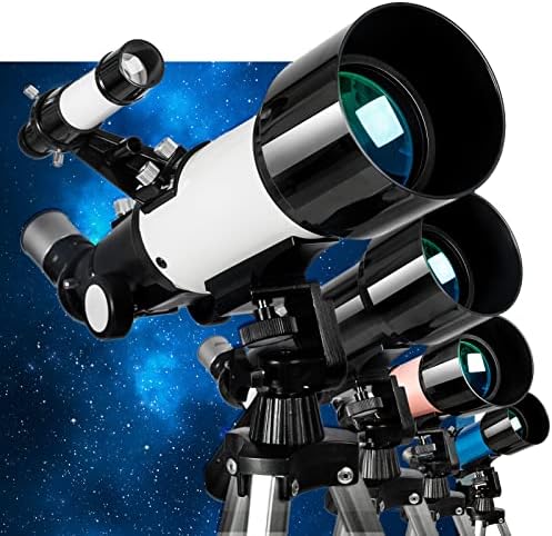 טלסקופ חייל חינם לילדים ולמבוגרים - צמצם 70 ממ ואורך 400 ממ אורך מוקד טלסקופ אסטרונומיה מקצועית