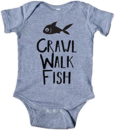 זחילה הליכה דגים דג דיג דיג בגדים לילדה תינוקת יילודים
