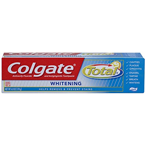 COLGATE סך משחת שיניים הלבנה - 6 גרם, חבילה של 2