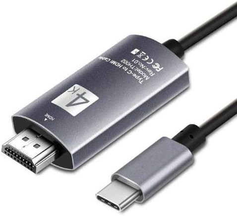 כבל גלי תיבה תואם ל- Yolo Liv Yolobox Mini - כבל SmartDisplay - USB Type -C ל- HDMI, USB C/HDMI כבל עבור YOLO