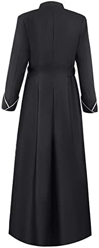 נשים של ליל כל הקדושים תלבושות ארוך שרוול מיסיונרית הכהן אחיד חלוק שמלת קוספליי תלבושות מנדרינית