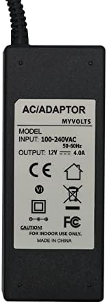 MyVolts 12V מתאם אספקת חשמל תואם/החלפה ל- Samsung PSCV360104A צג - תקע ארהב