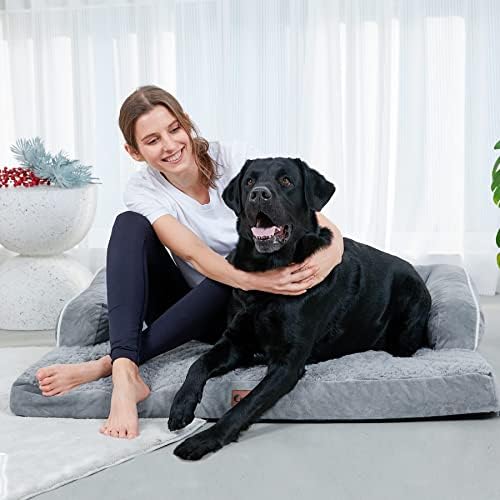 מיטות כלבים אורתופדיות של קאסה פאו לכלבים גדולים במיוחד, מיטות כלבים אטומות למים xlarge, מיטת