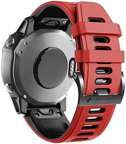 Bholsa 26 22 ממ רשמי רצועת פסקה רצועת שעון סיליקון עבור Garmin Fenix ​​6x 6S Pro 5x 5 פלוס צמיד שחרור