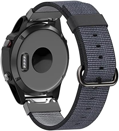GQMYOK 22 ממ ניילון Watchband עבור Garmin Fenix ​​6 6x Pro Wrist Strap Fenix ​​5 5plus 935 S60
